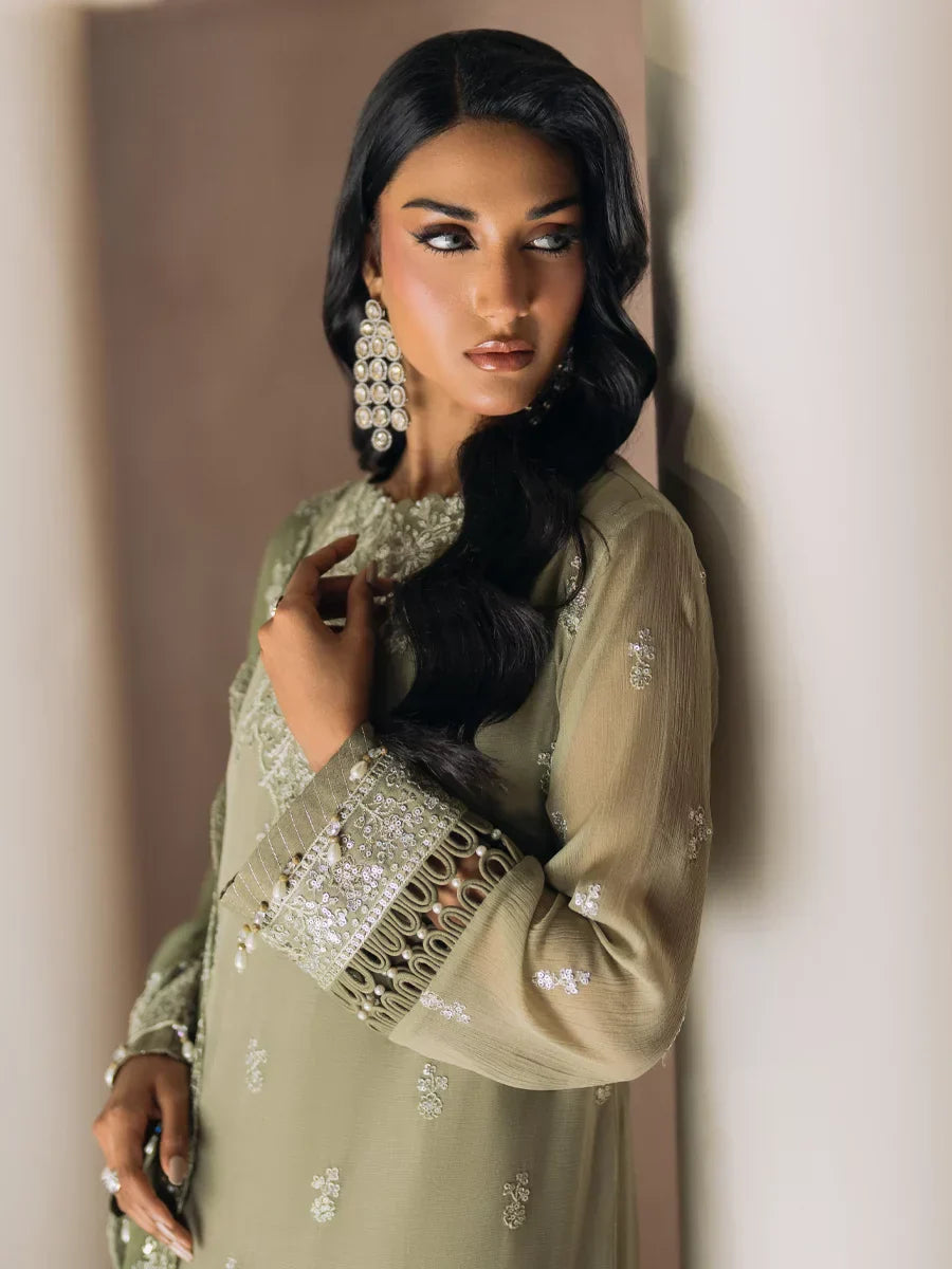 Salitex Unstitched Embroidered Chiffon 3 Piece Suit SUNS8CH513 Festive Collection