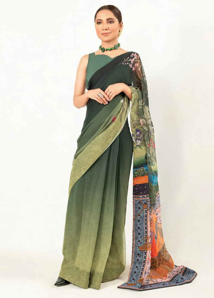 Imran Aftab RTW Printed Chiffon 3 Piece Suit IASC 06 - Festive Collection