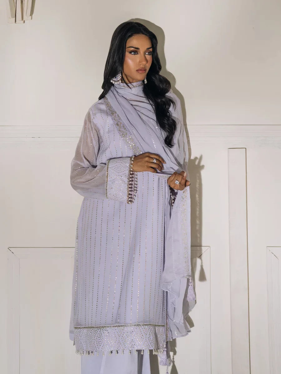Salitex Unstitched Embroidered Chiffon 3 Piece Suit SUNS8CH502 Festive Collection