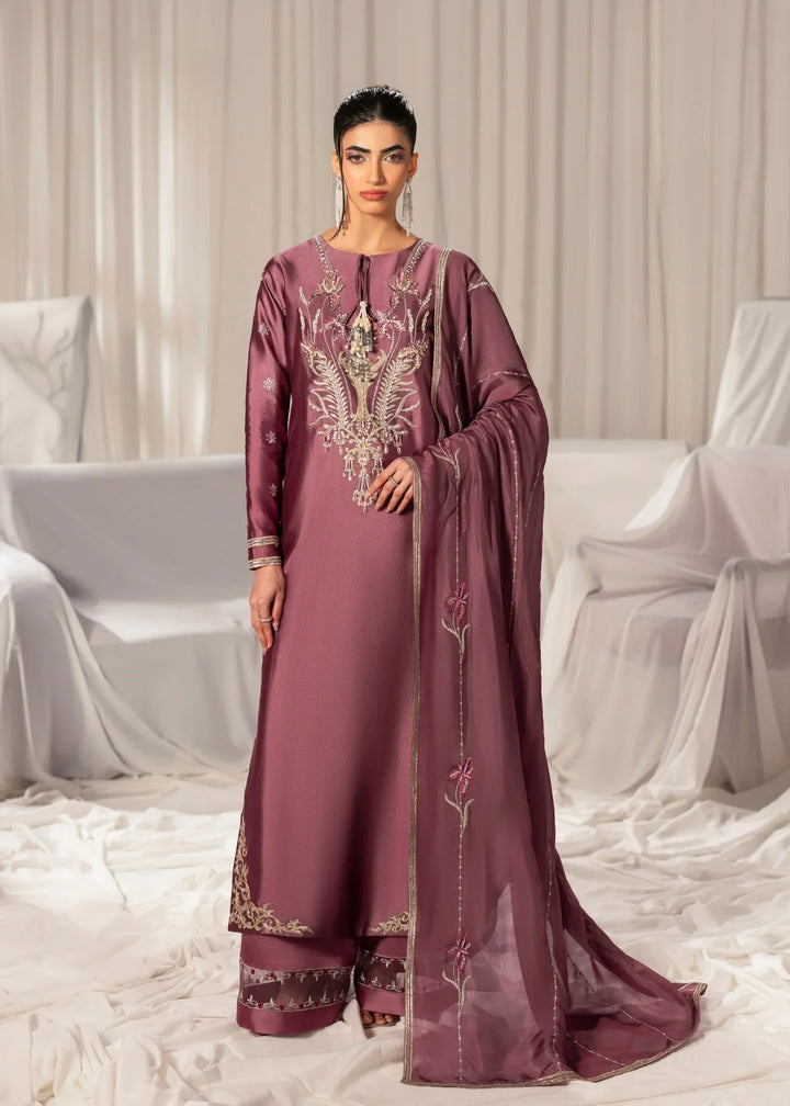 Celeste by Jamni RTW Embroidered Sheesha Silk 3 Piece Suit PEONY Festive Collection