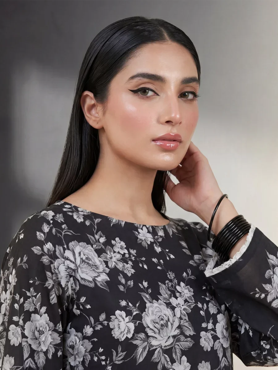 Salitex Unstitched Printed Lawn Silk 3 Piece Suit SUNS7ASI417 Casual Collection