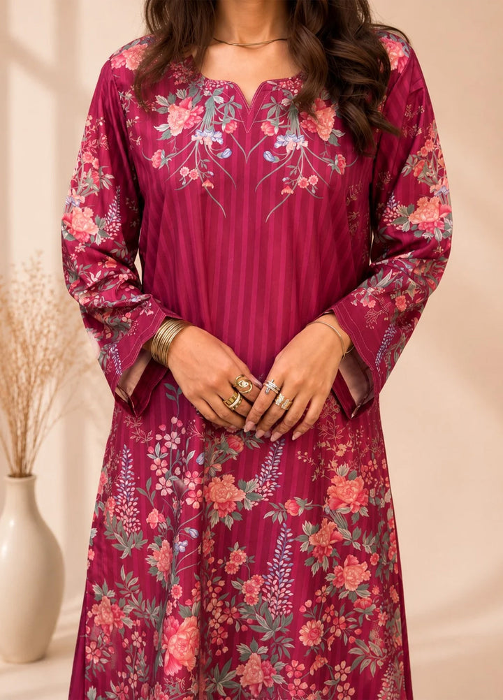 Saba Sumaiya Women RTW Printed Crepe Lawn 2 Piece Suit SS-78654 Velvet Bloom - Casual Collection