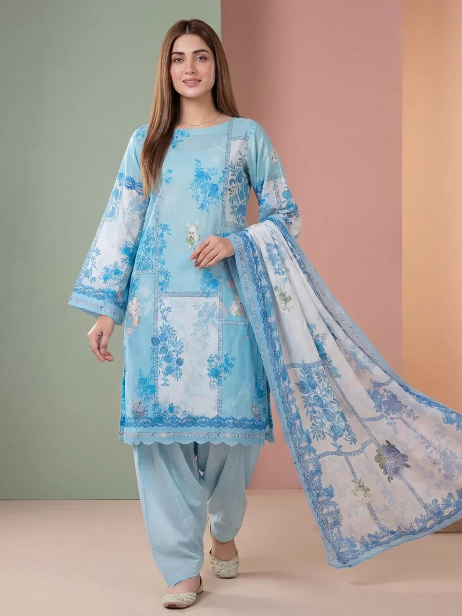 Salitex Women Unstitched Printed Lawn 3 Piece Suit SSW8U3P449 Casual Collection