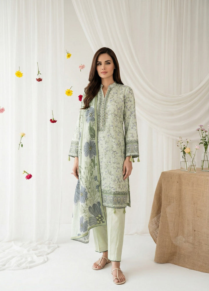 Salina by Regalia Textiles Unstitched Digital Printed Lawn 3 Piece Suit RG26ULSP D1 - Casual Collection
