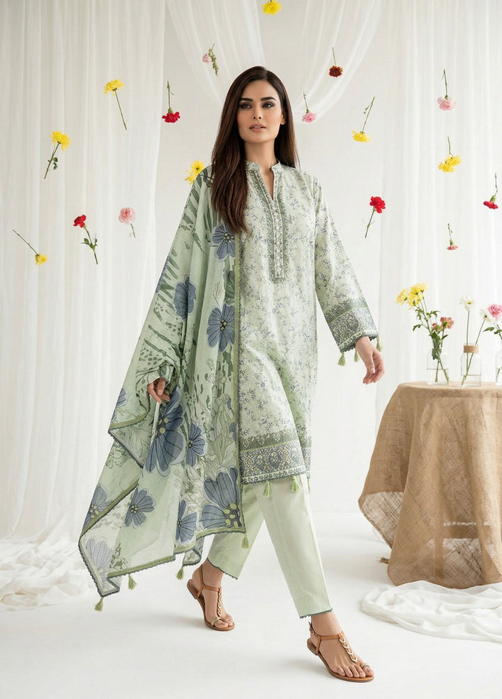 Salina by Regalia Textiles Unstitched Digital Printed Lawn 3 Piece Suit RG26ULSP D1 - Casual Collection