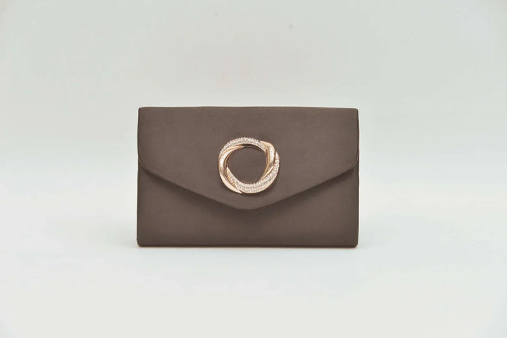 Firdous Clutch Bag Brown - FWB00706