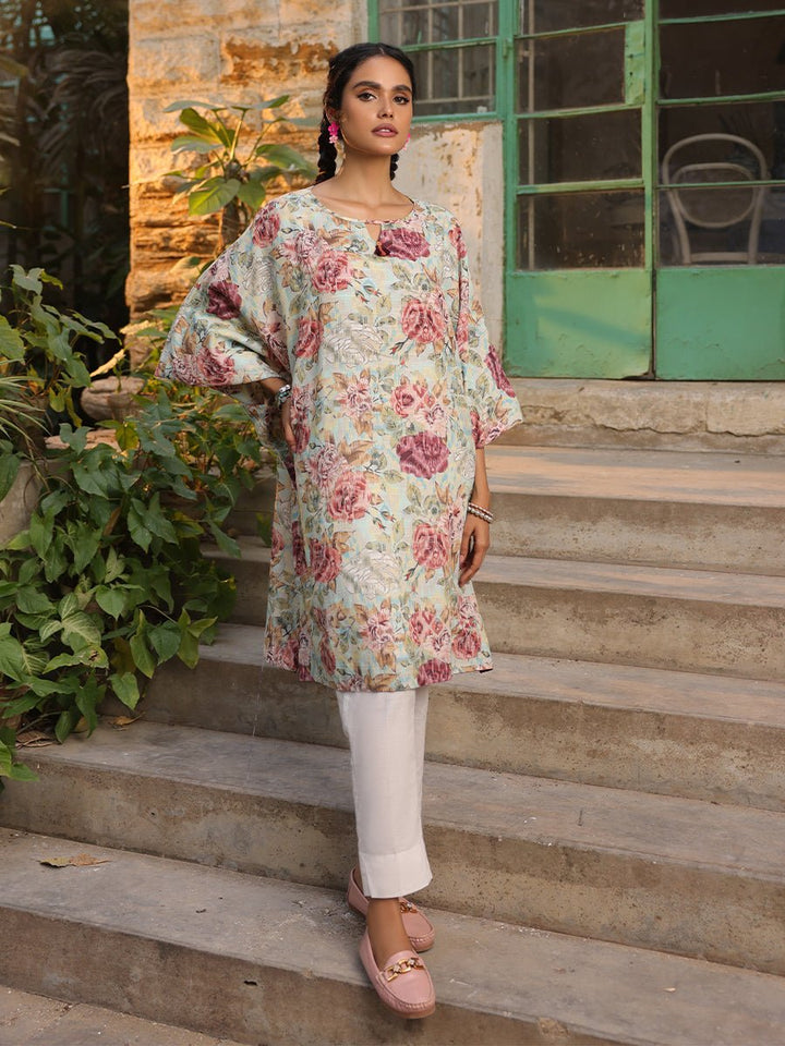 Salitex Women Printed Khaddar 1 Piece Shirt CP-W22-C-004 - Winter Collection