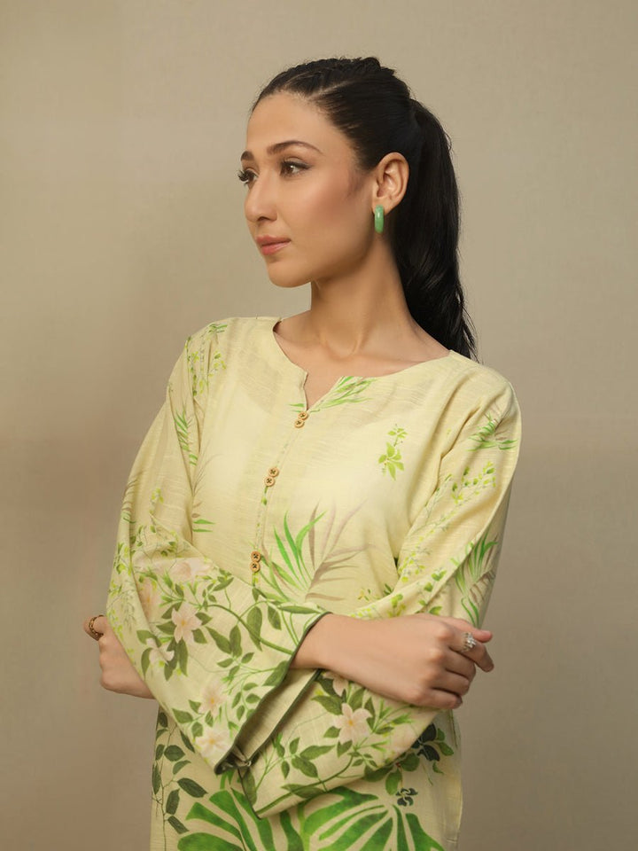 Salitex Women Printed Khaddar 1 Piece Shirt CP-W22-C-008 - Winter Collection