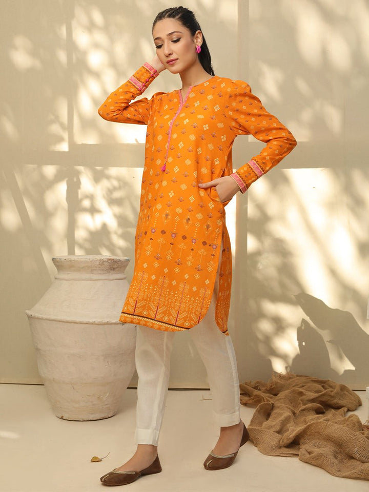Salitex Women Printed Khaddar 1 Piece Shirt CP-W22-C-012 - Winter Collection