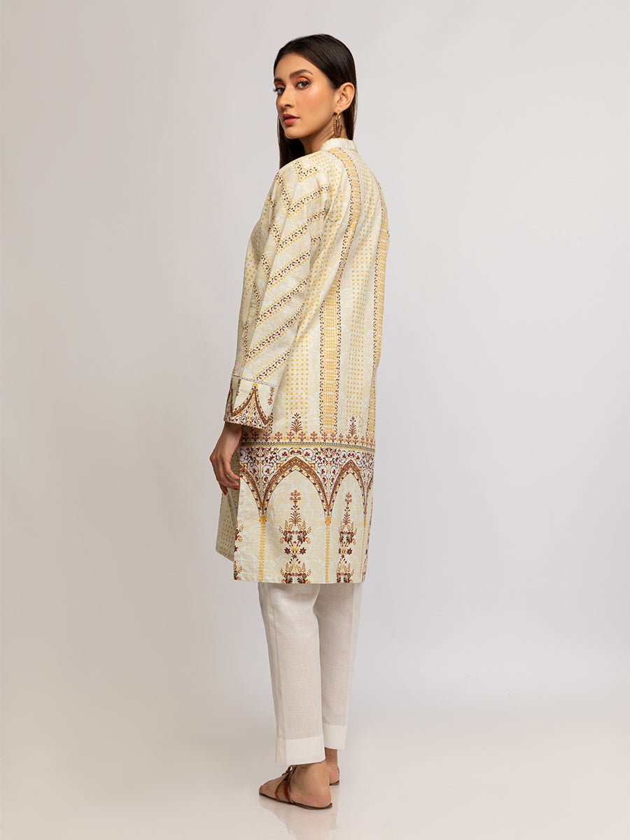 Salitex Women Printed Khaddar 1 Piece Shirt EX-W22-J-010 - Winter Collection