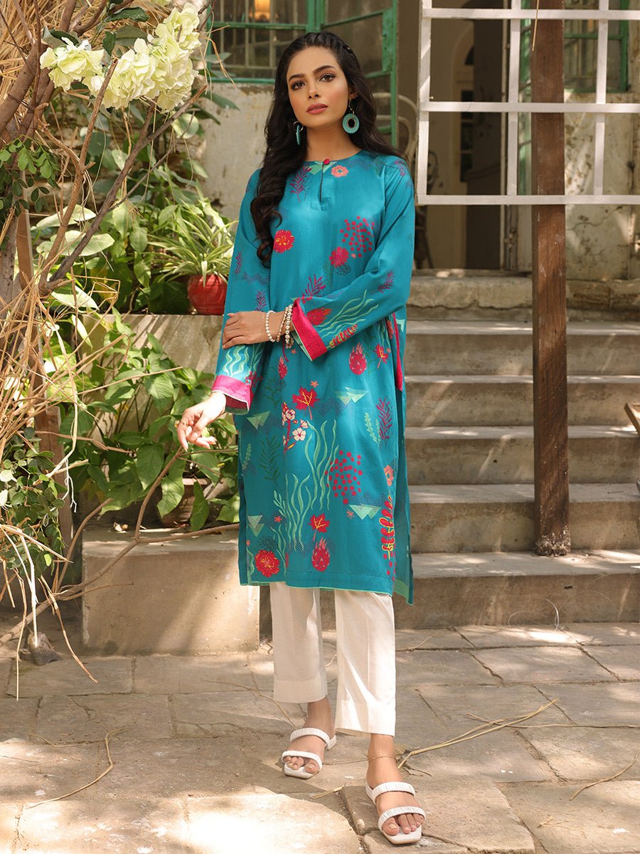 Salitex Women Printed Silk 1 Piece Shirt CP-W22-A-003 - Winter Collection