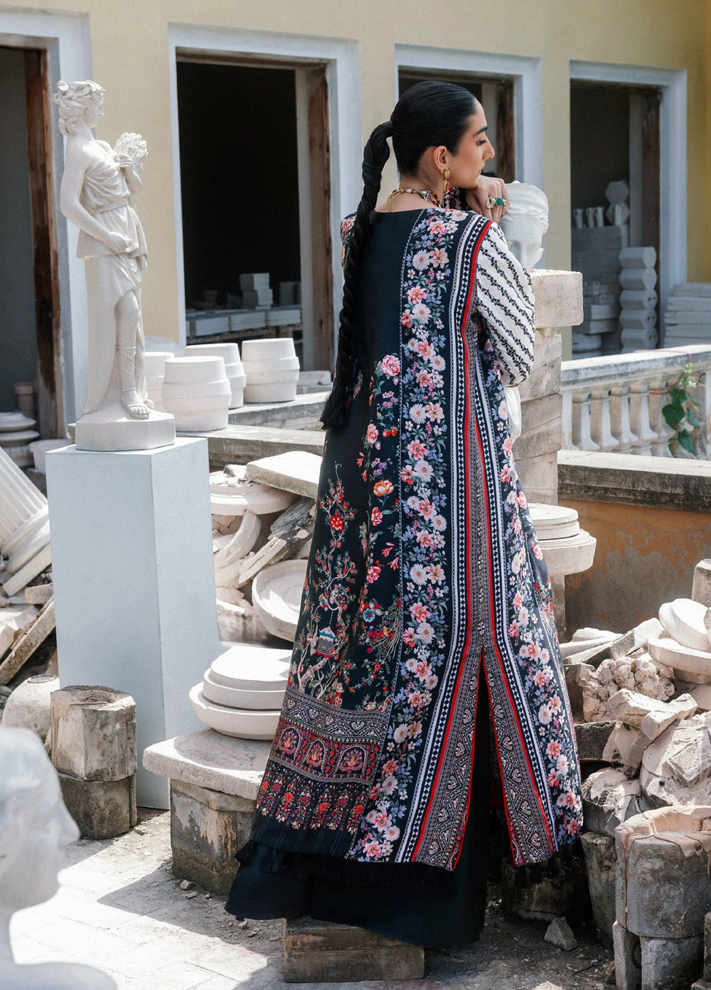 Lady Aik by AIK Atelier Unstitched Printed Silk 2 Piece Suit AIK26ULA 02 - Festive Collection