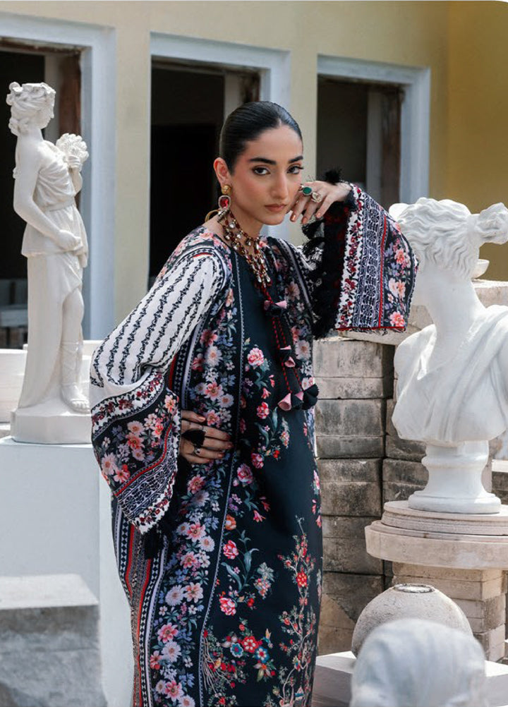 Lady Aik by AIK Atelier Unstitched Printed Silk 2 Piece Suit AIK26ULA 02 - Festive Collection