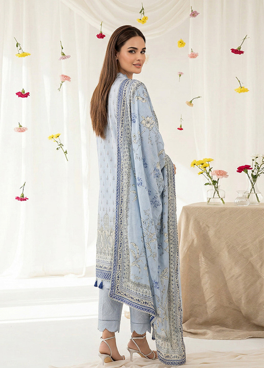 Salina by Regalia Textiles Unstitched Digital Printed Lawn 3 Piece Suit RG26ULSP D2 - Casual Collection