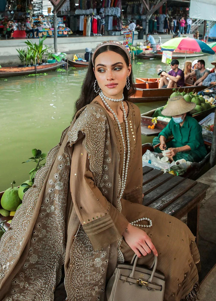 Bazaar By Nureh Embroidered Khaddar Suits Unstitched 3 Piece NU22BM NW-78 - Winter Collection