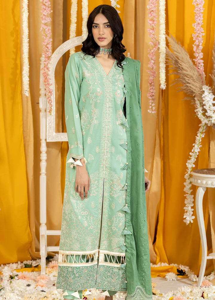 Ghazal By Humdum Embroidered Lawn Suits Unstitched 3 Piece HD23G D-08 - Summer Collection