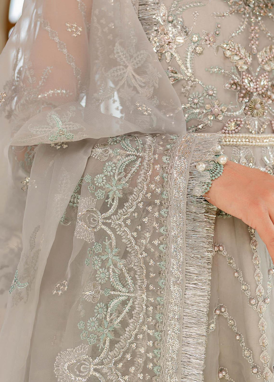 Gulaal Luxury Embroidered Organza 3 Piece Dress GL22LP-1 07 Naimaah