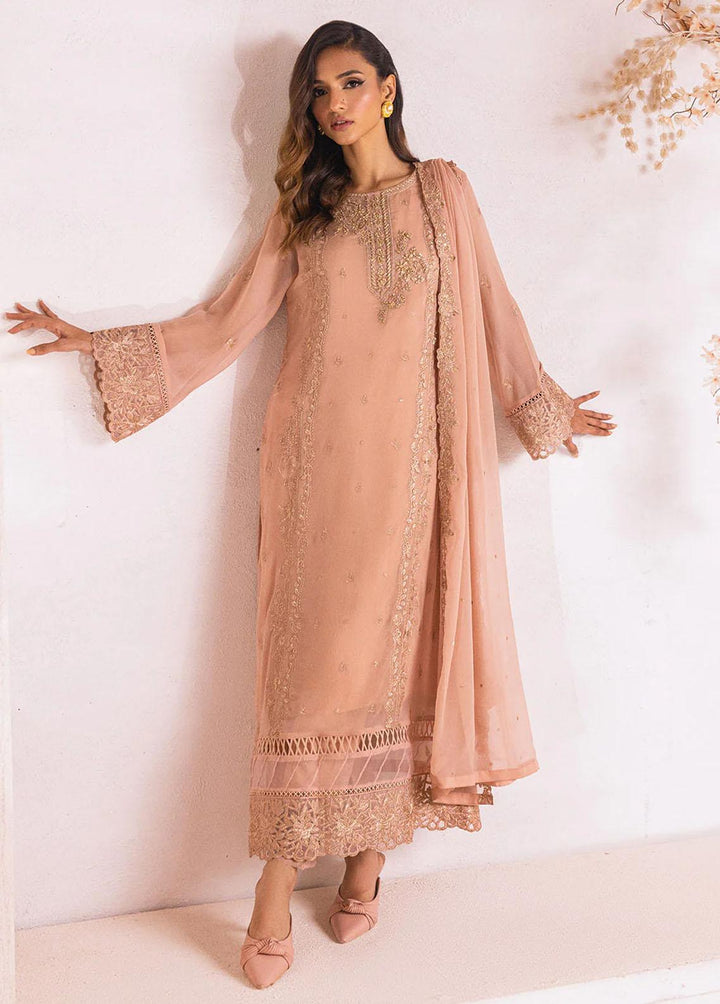 Azure Embroidered Chiffon Suits Unstitched 4 Piece AZU23LE Majestic Glow - Luxury Collection