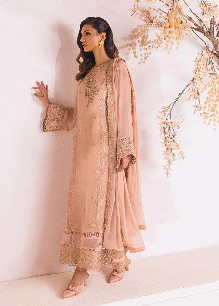 Azure Embroidered Chiffon Suits Unstitched 4 Piece AZU23LE Majestic Glow - Luxury Collection