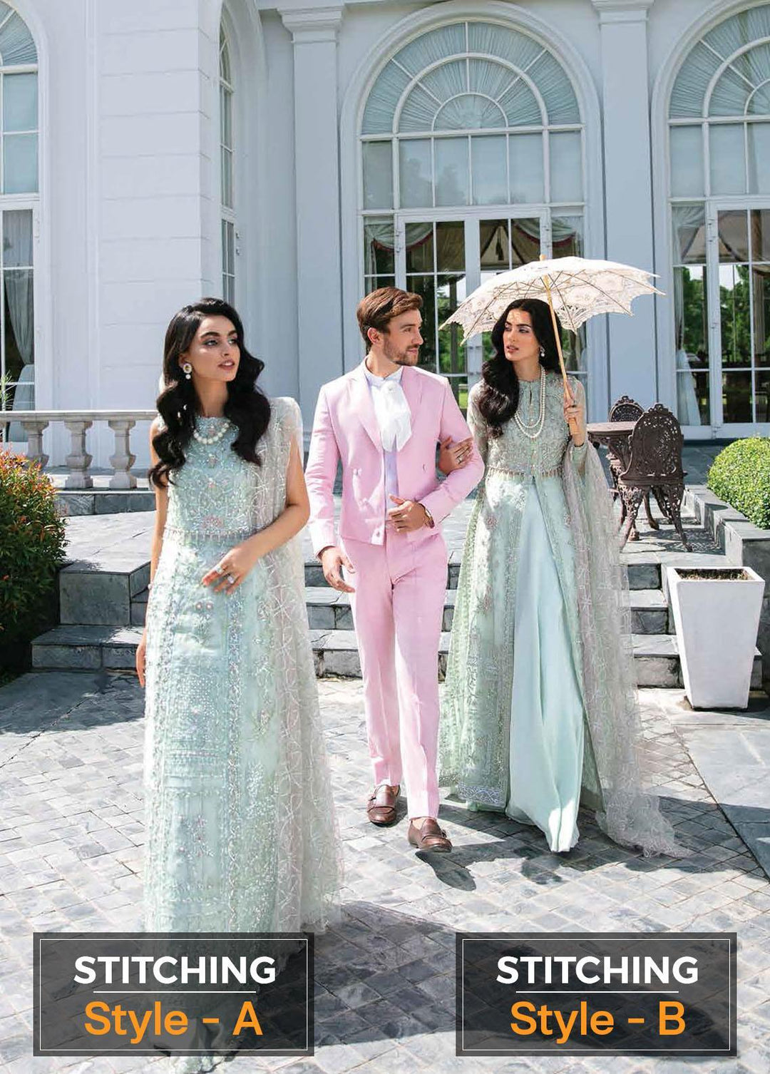 Serendipity by Mushq Embroidered Organza Suits Unstitched 4 Piece MQ22S TDL22-02 Natalie - Luxury Wedding Collection