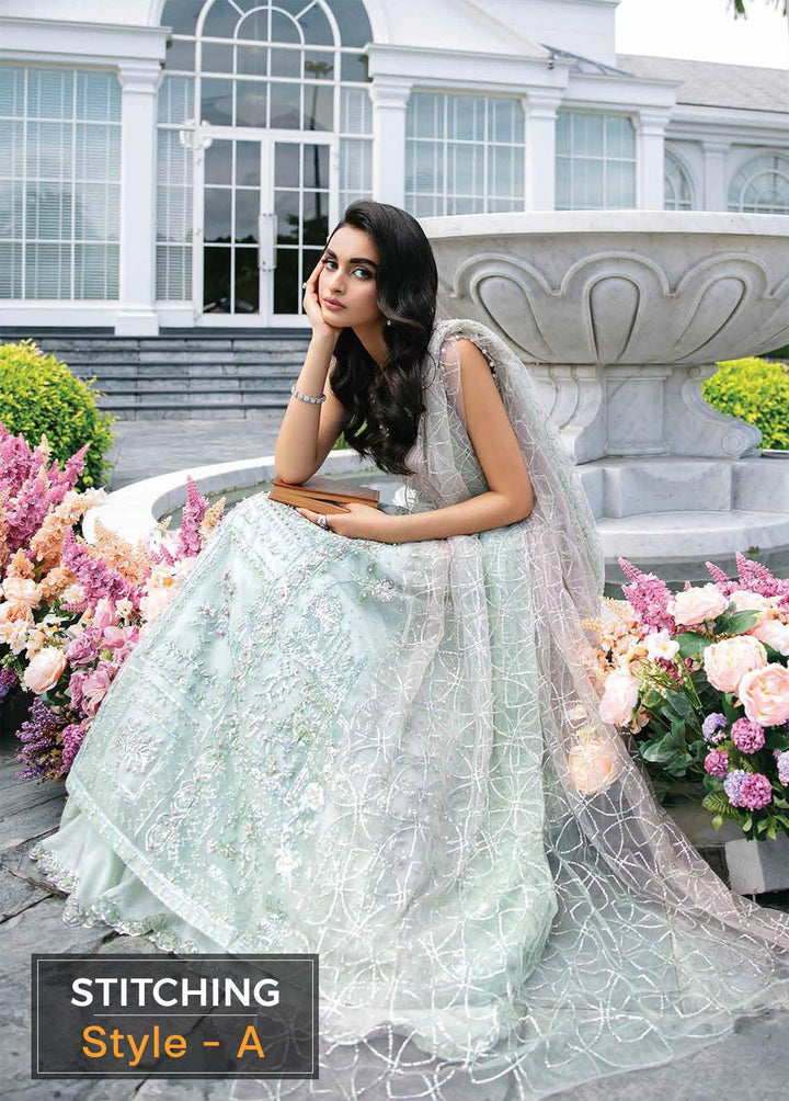 Serendipity by Mushq Embroidered Organza Suits Unstitched 4 Piece MQ22S TDL22-02 Natalie - Luxury Wedding Collection