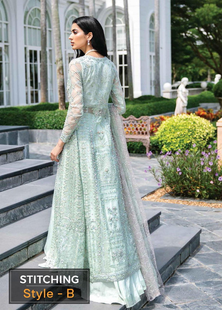 Serendipity by Mushq Embroidered Organza Suits Unstitched 4 Piece MQ22S TDL22-02 Natalie - Luxury Wedding Collection