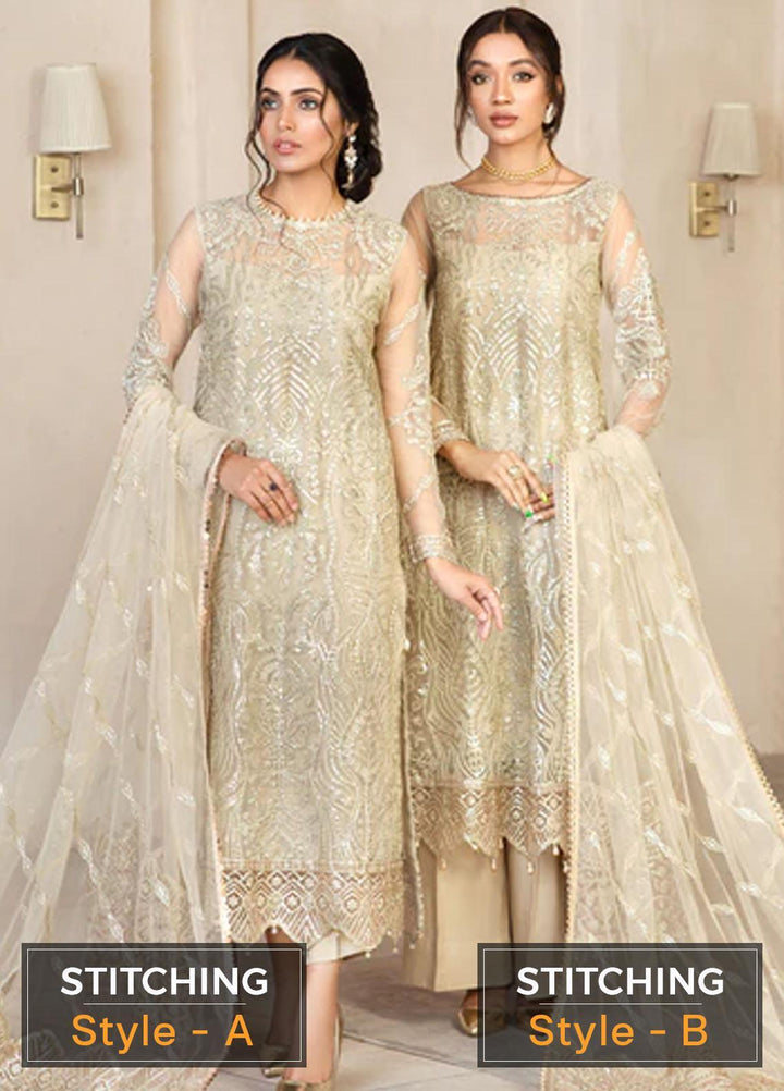 Gulzaar By Zarif Embroidered  Suits Unstitched 3 Piece ZFG 03 DAISY - Luxury Collection