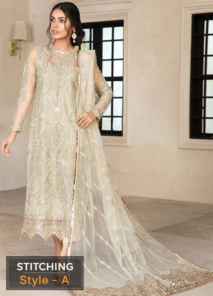 Gulzaar By Zarif Embroidered  Suits Unstitched 3 Piece ZR25UF ZFG 03 DAISY - Luxury Collection
