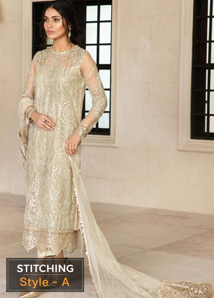 Gulzaar By Zarif Embroidered  Suits Unstitched 3 Piece ZR25UF ZFG 03 DAISY - Luxury Collection