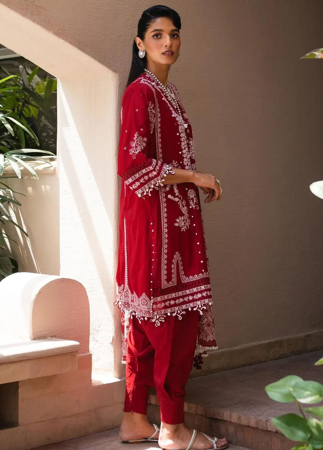 Muzlin By Sana Safinaz Embroidered Lawn Suits Unstitched 3 Piece SS23MZ 11A - Summer Collection