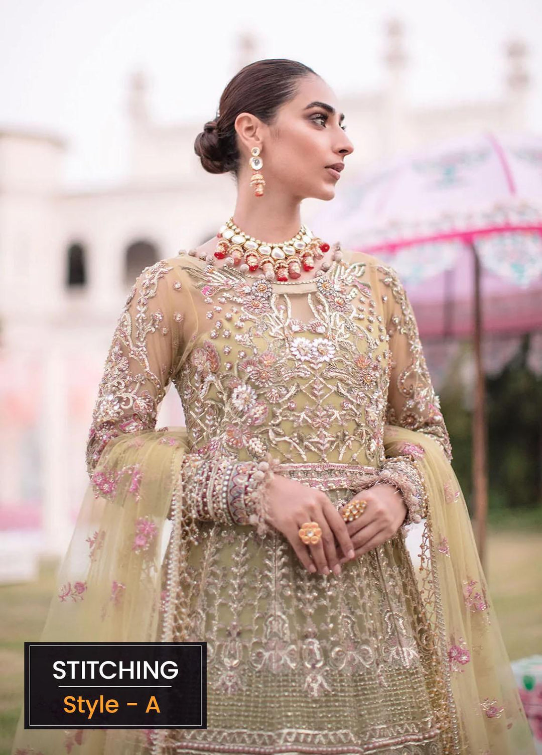 Veer Di Wedding by Elaf Embroidered  Suits Unstitched 3 Piece EF22VW EVW 03 - Bridal Collection