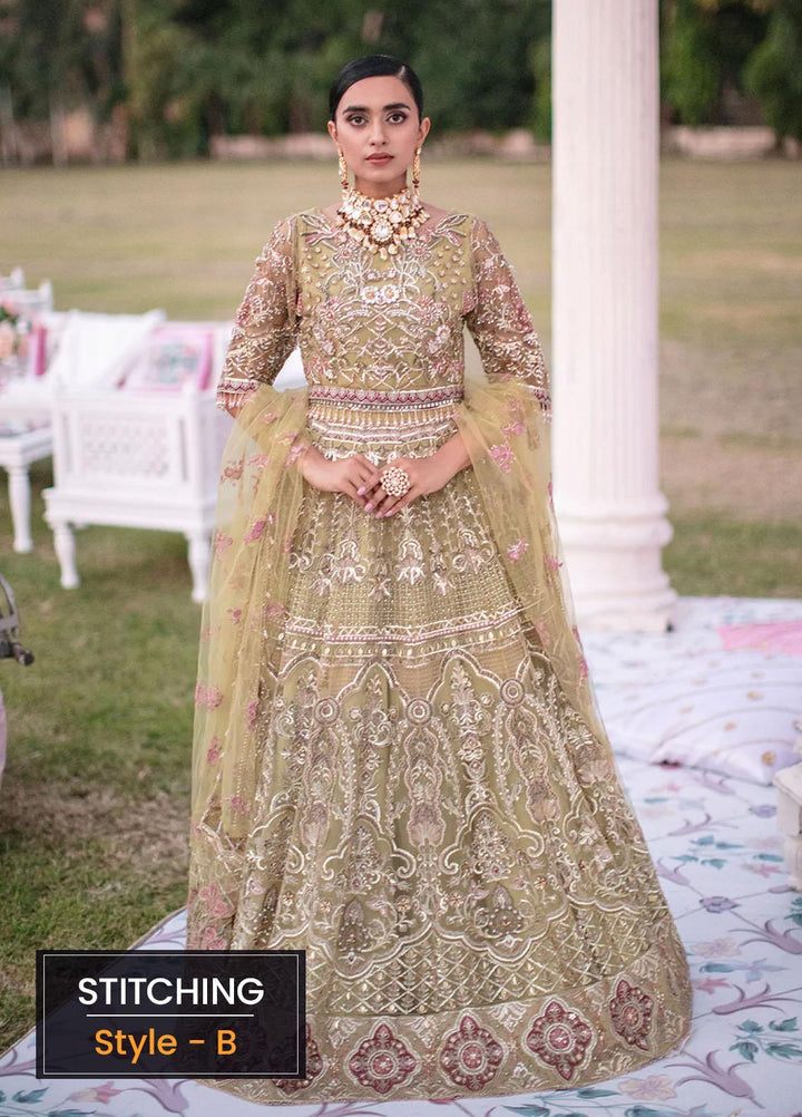 Veer Di Wedding by Elaf Embroidered  Suits Unstitched 3 Piece EF22VW EVW 03 - Bridal Collection