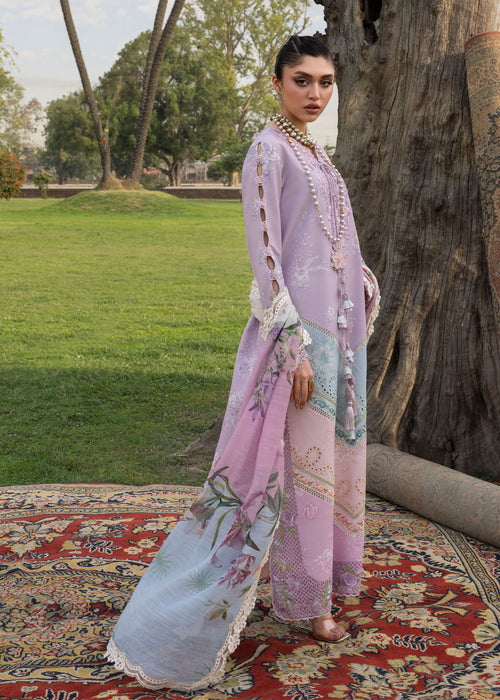Bloom by Saira Shakira Unstitched Embroidered Lawn 3 Piece Suit SSR26ULB AVA-01B - Eid Collection