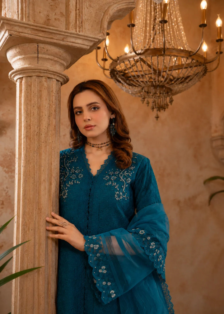 Rang Nirala by Manahils RTW Hand work Organza 3 Piece Suit 181-Bondi Festive Collection