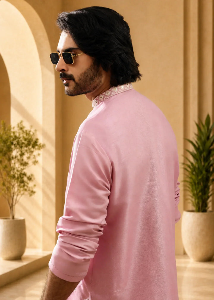 TGM Mens RTW Chikankari Chikankari Kurta Pajama Suit Regal Rose Festive Collection