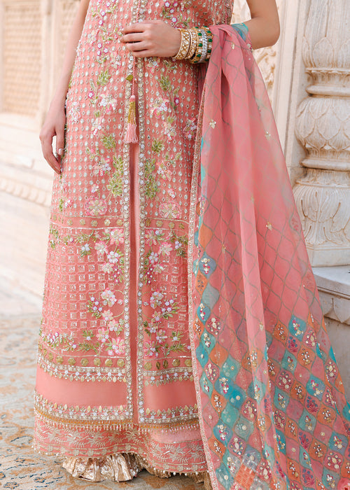 Saira Shakira Unstitched Embroidered Organza 3 Piece Suit SSR26UW Daphne - Wedding Collection
