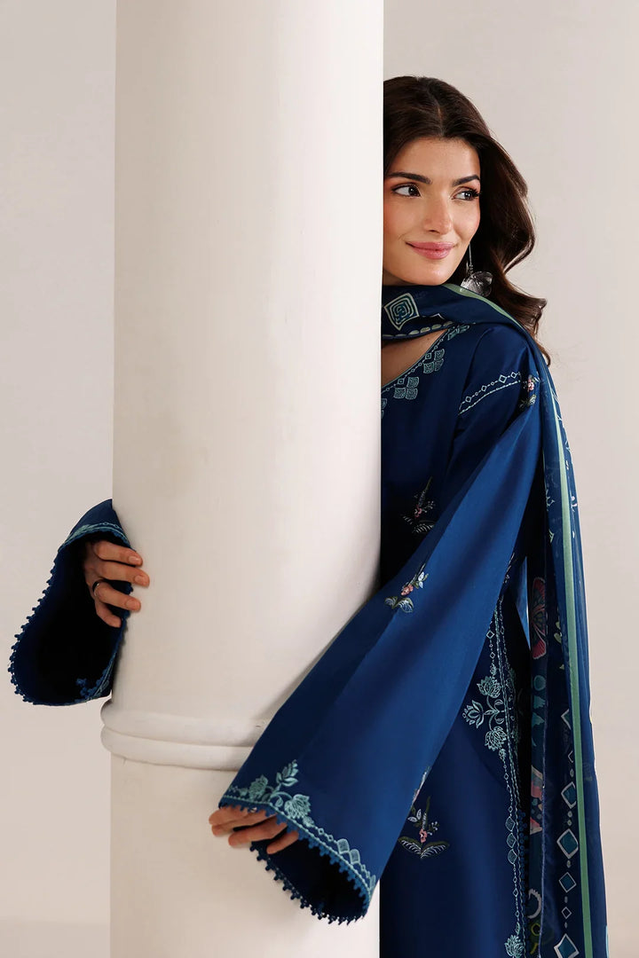 Mistfall by Panache Apparel RTW Embroidered Cotton 3 Piece Suit evara Eid Collection