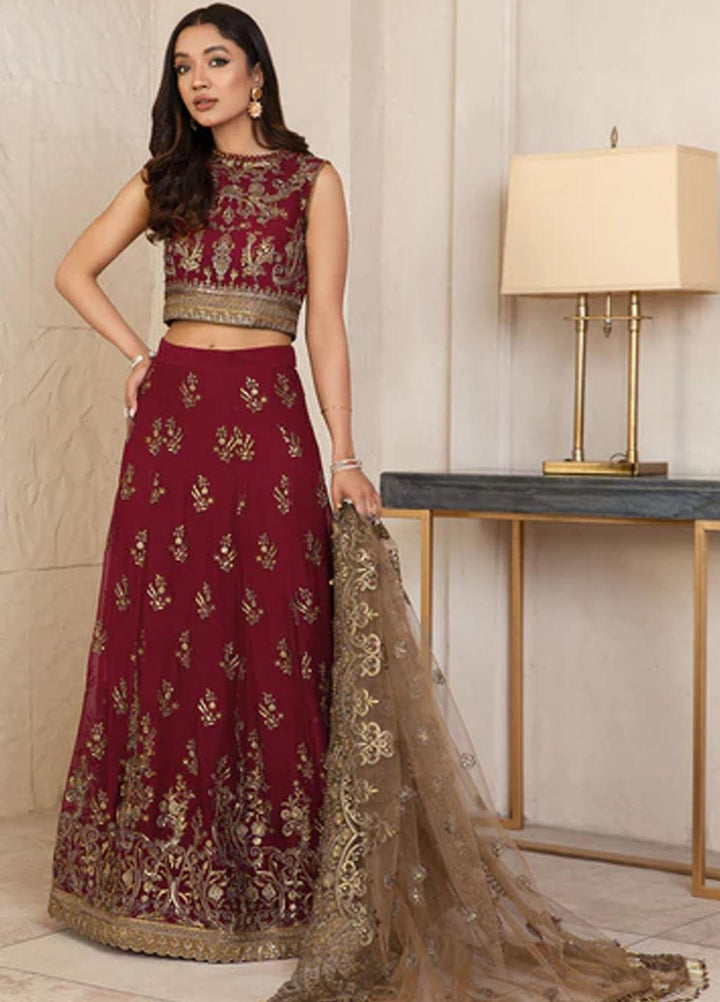 Gulzaar By Zarif Embroidered  Suits Unstitched 3 Piece ZFG 04 ROSELIA - Luxury Collection