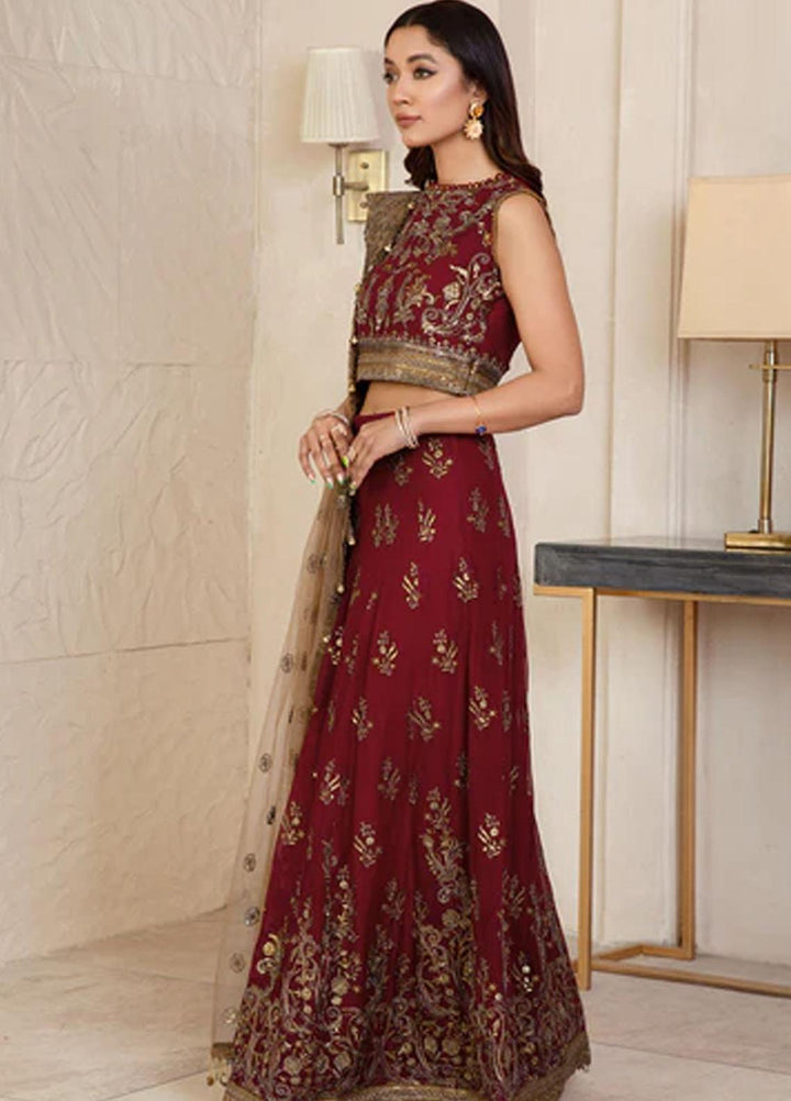 Gulzaar By Zarif Embroidered  Suits Unstitched 3 Piece ZFG 04 ROSELIA - Luxury Collection