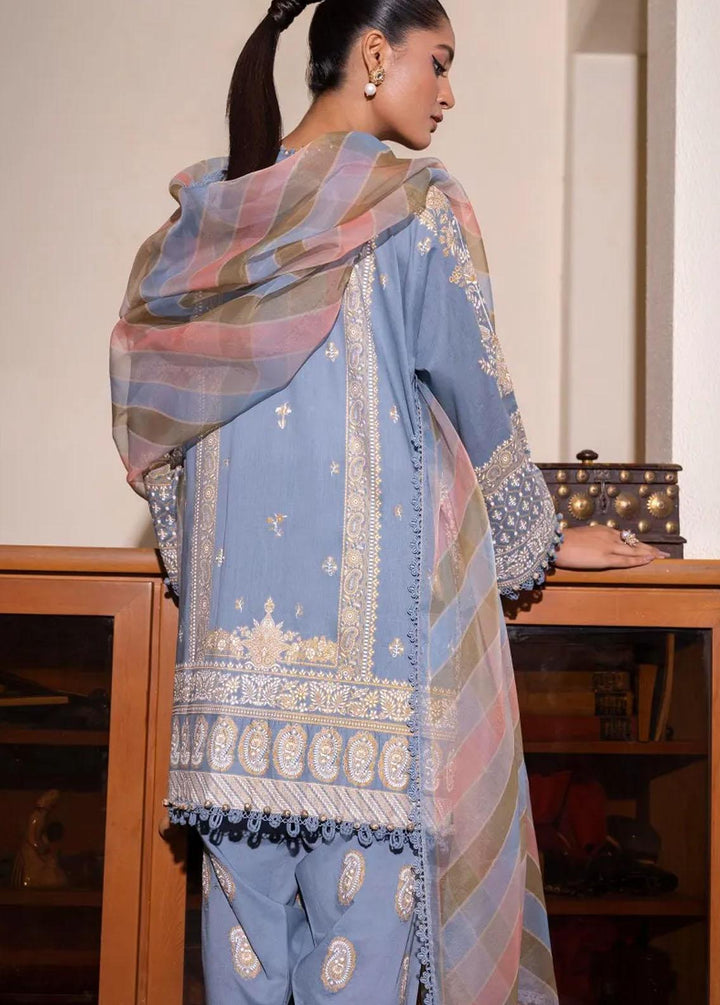 Muzlin By Sana Safinaz Embroidered Lawn Suits Unstitched 3 Piece SS23MZ 10B - Summer Collection