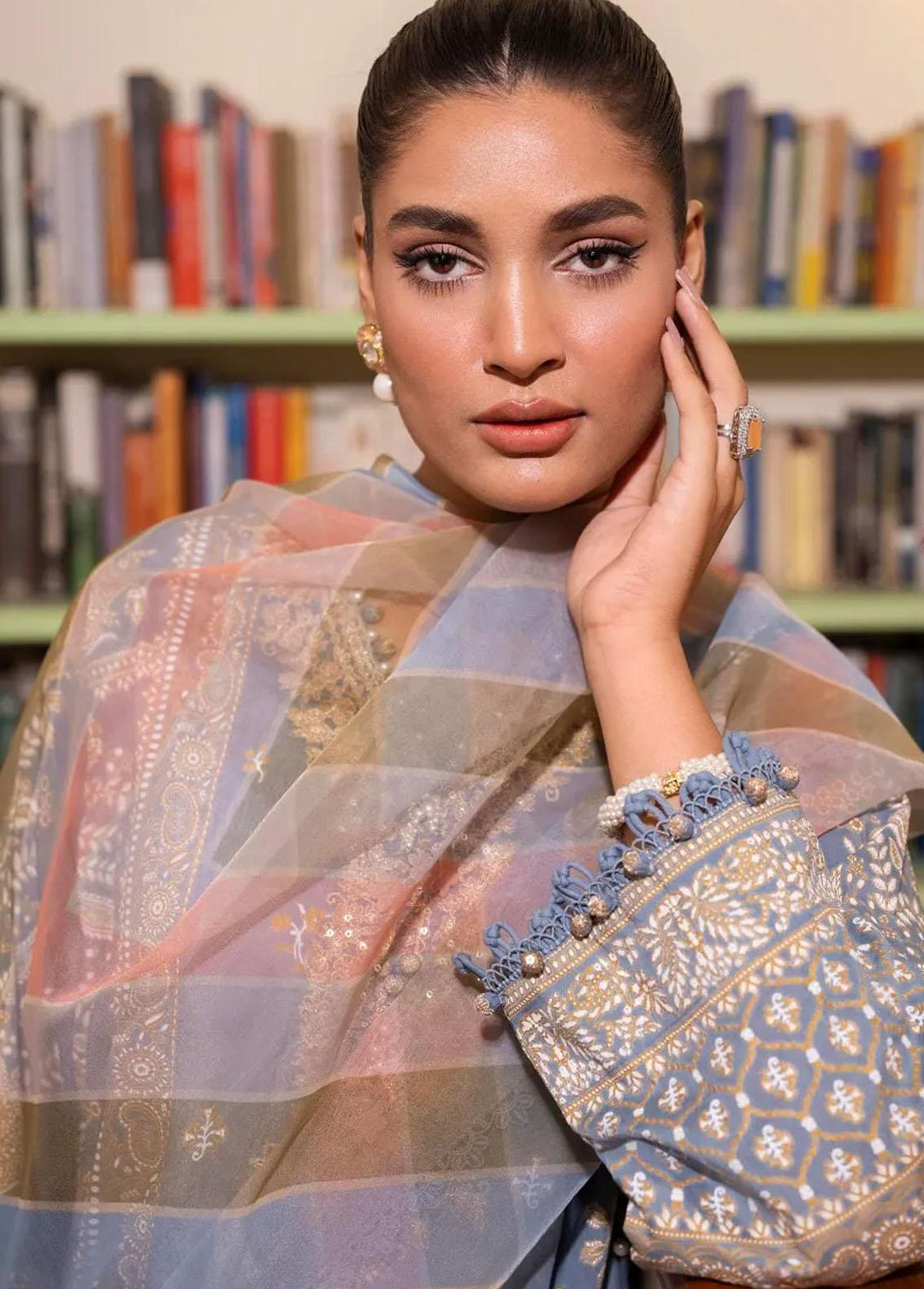 Muzlin By Sana Safinaz Embroidered Lawn Suits Unstitched 3 Piece SS23MZ 10B - Summer Collection