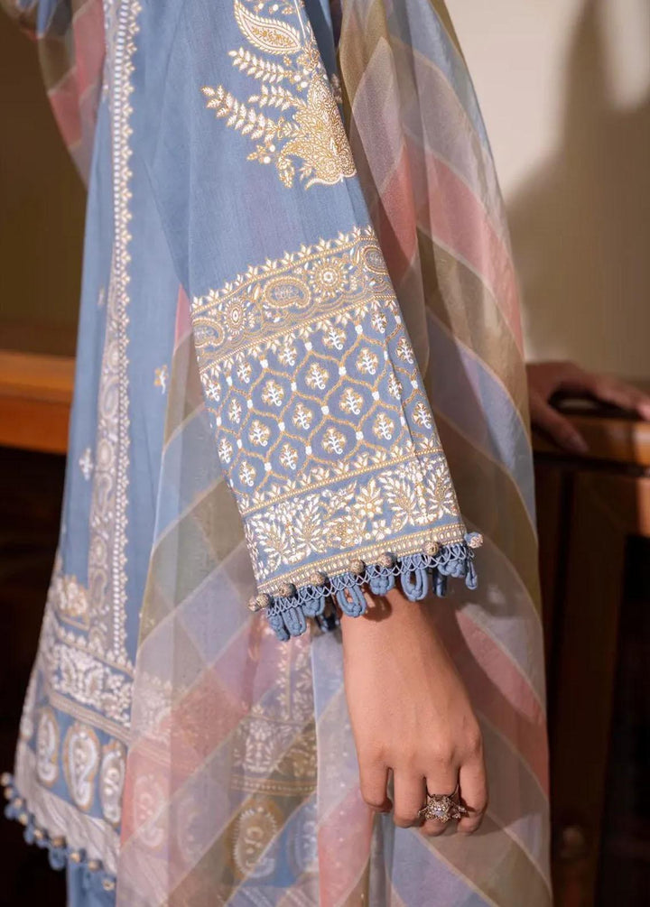 Muzlin By Sana Safinaz Embroidered Lawn Suits Unstitched 3 Piece SS23MZ 10B - Summer Collection