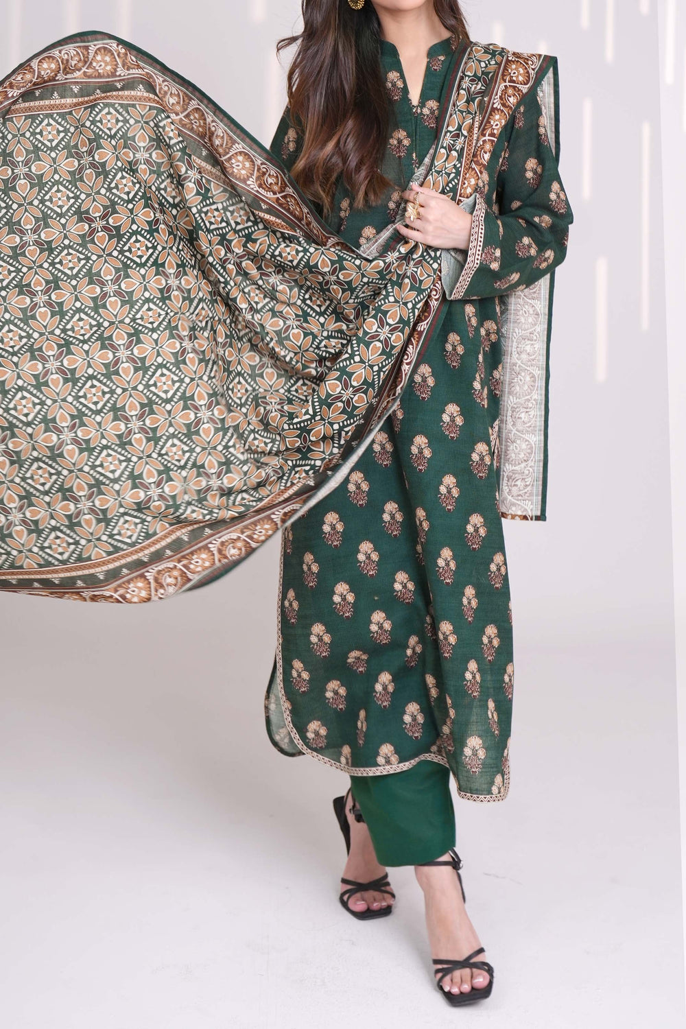 Narmin by Narkin's Unstitched Printed Khaddar 3 Piece Suit NN26UK NUWKDP-3161 - Casual Collection