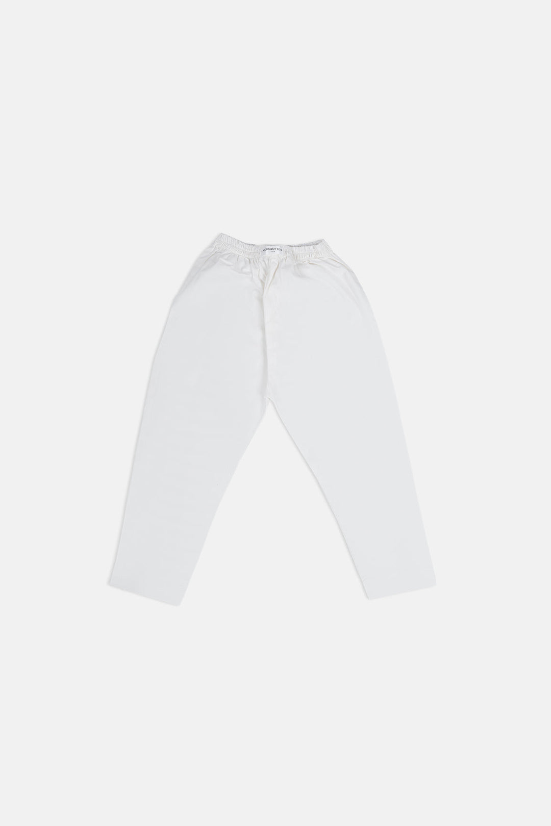 Muraqsh Ready To Wear Solids  Boys Off White Cotton Kurta Trouser MUR-OWKT - Summer Collection