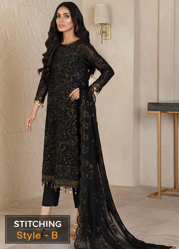 Gulzaar By Zarif Embroidered  Suits Unstitched 3 Piece ZFG 08 TWILIGHT - Luxury Collection