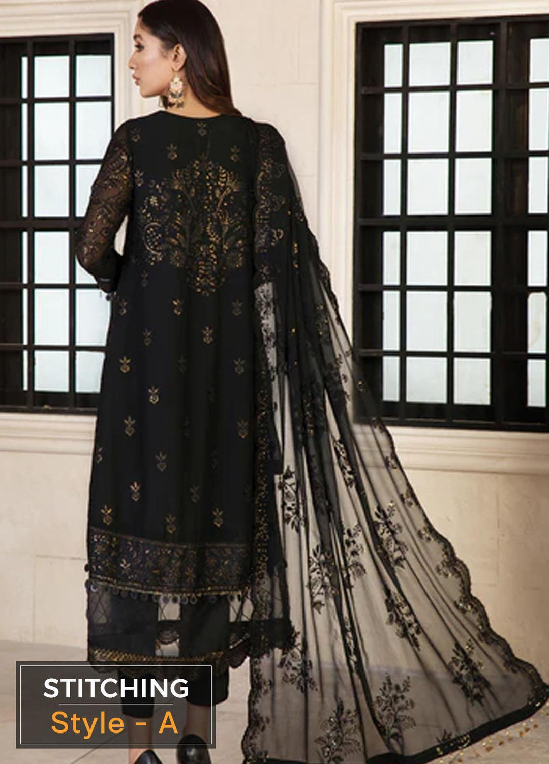 Gulzaar By Zarif Embroidered  Suits Unstitched 3 Piece ZFG 08 TWILIGHT - Luxury Collection
