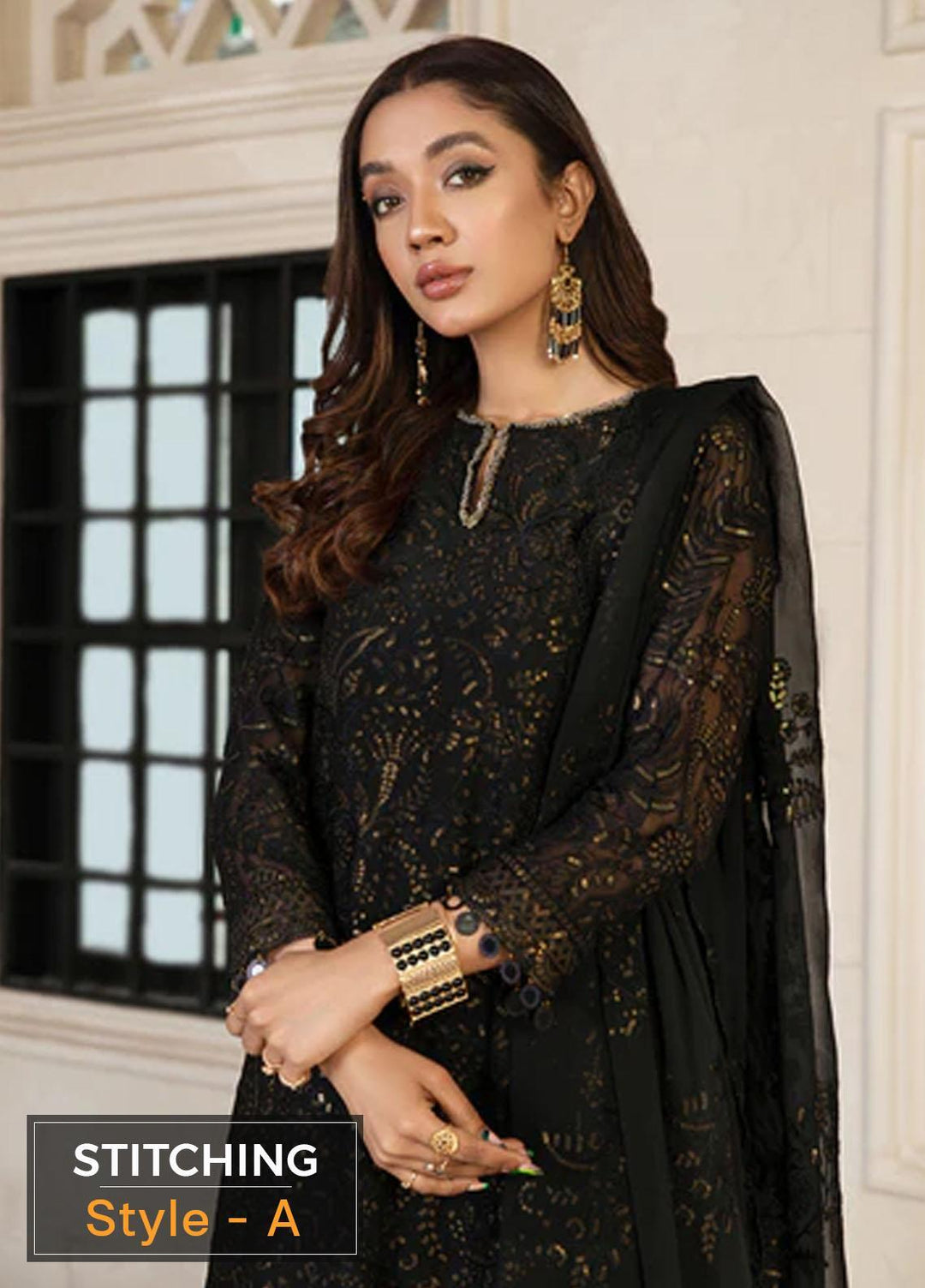 Gulzaar By Zarif Embroidered  Suits Unstitched 3 Piece ZFG 08 TWILIGHT - Luxury Collection