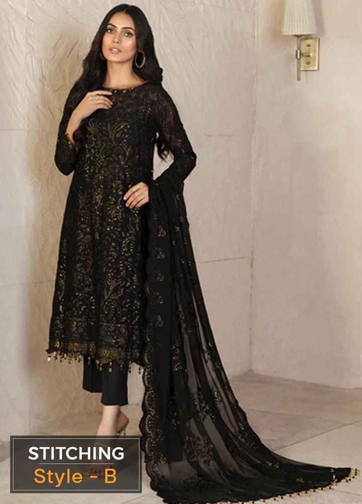 Gulzaar By Zarif Embroidered  Suits Unstitched 3 Piece ZFG 08 TWILIGHT - Luxury Collection
