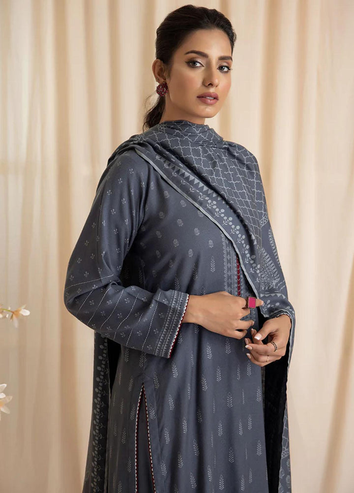 Lakhany Printed Cashmere Wool Suits Unstitched 3 Piece LSM22CV CVC-1001-C - Winter Collection