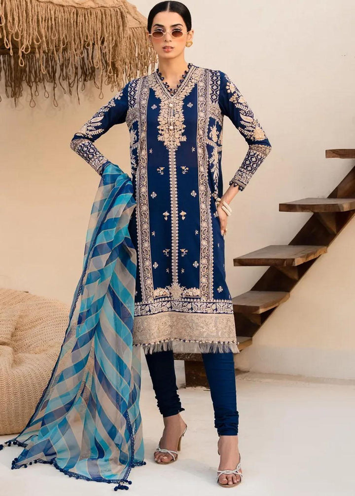 Muzlin By Sana Safinaz Embroidered Lawn Suits Unstitched 3 Piece SS23MZ 10A - Summer Collection